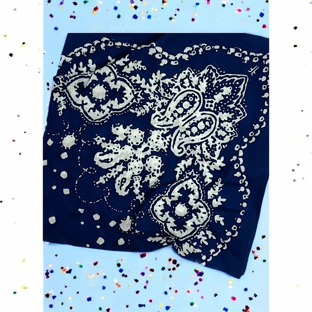 Frye bandana blue